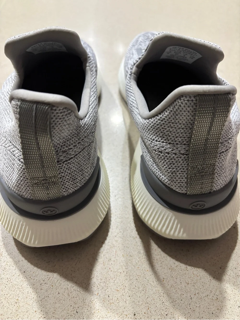Peter Millar Hyperlight Apollo Knit Shoes Gray - Men's Size 9